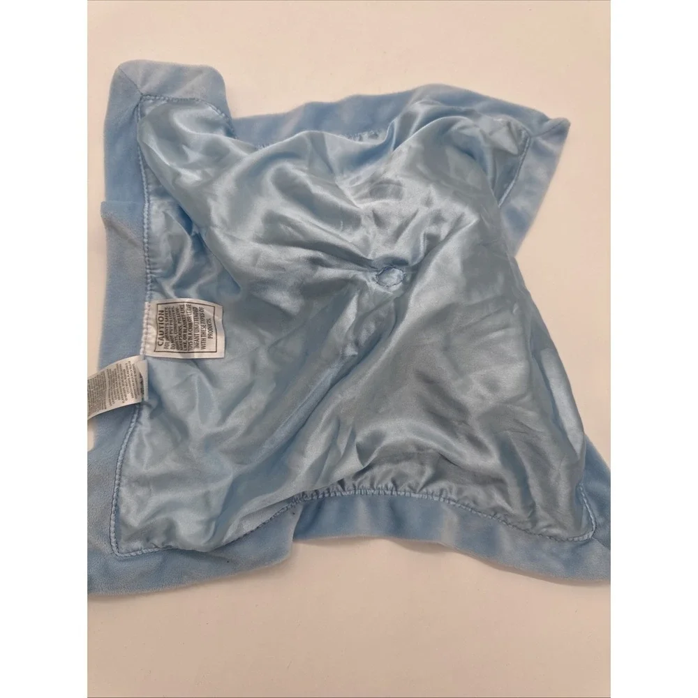 Child Baby Blue Elephant‎ Sweet Security Blanket Lovey Rattle